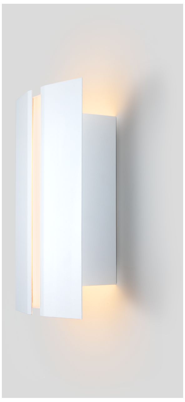 Image 4 Rima Sconce, Textured White, 3500K more views
