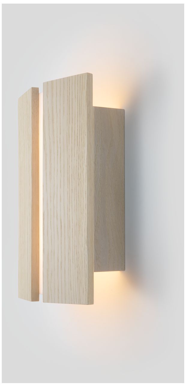 Image 4 Rima Sconce, White Washed Oak, 3000K more views