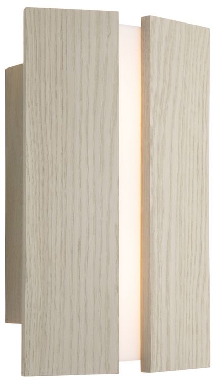 Rima Sconce, White Washed Oak, 3500K - Made to Order