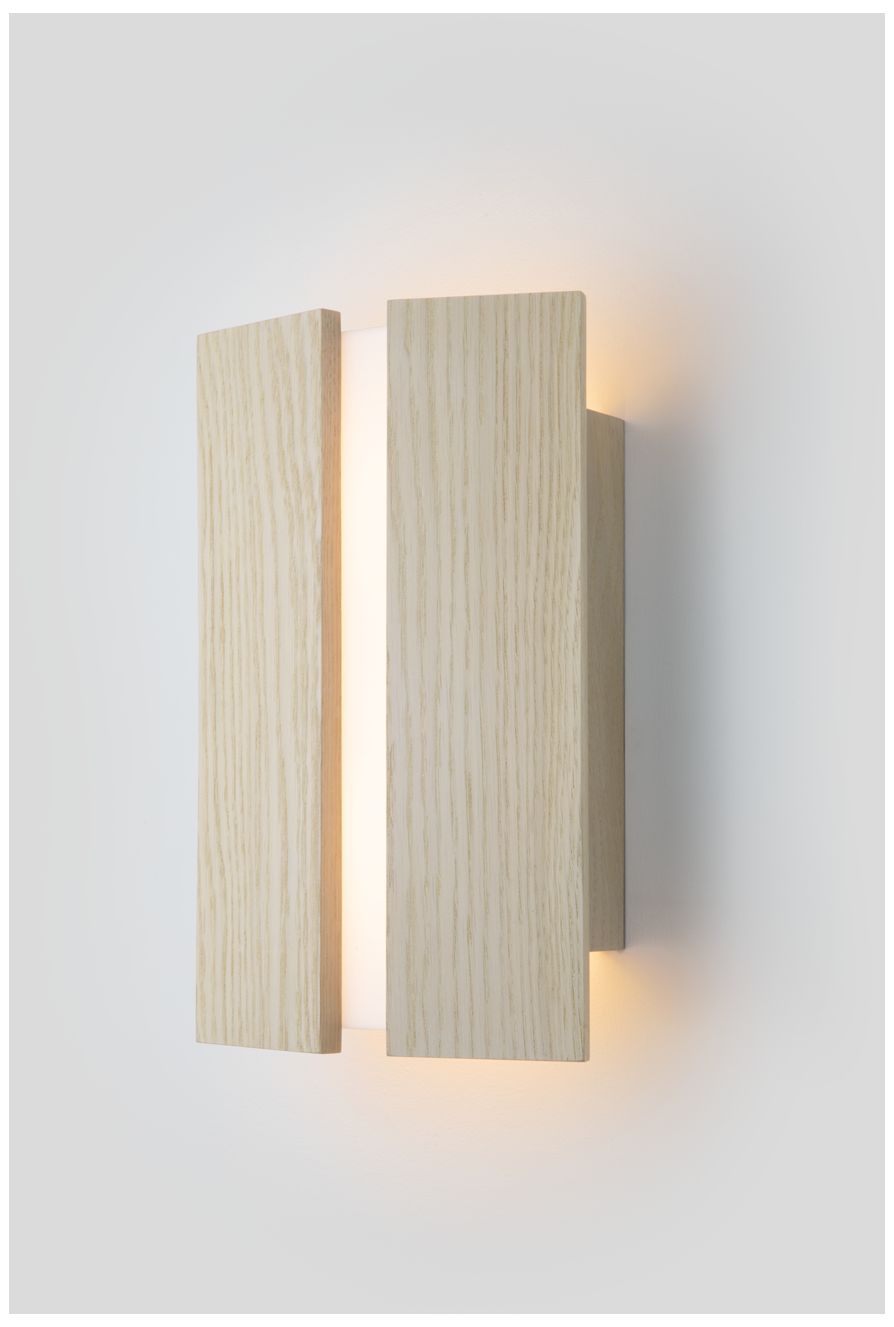 Image 4 Rima Sconce, White Washed Oak, 4000K - Made to Order more views