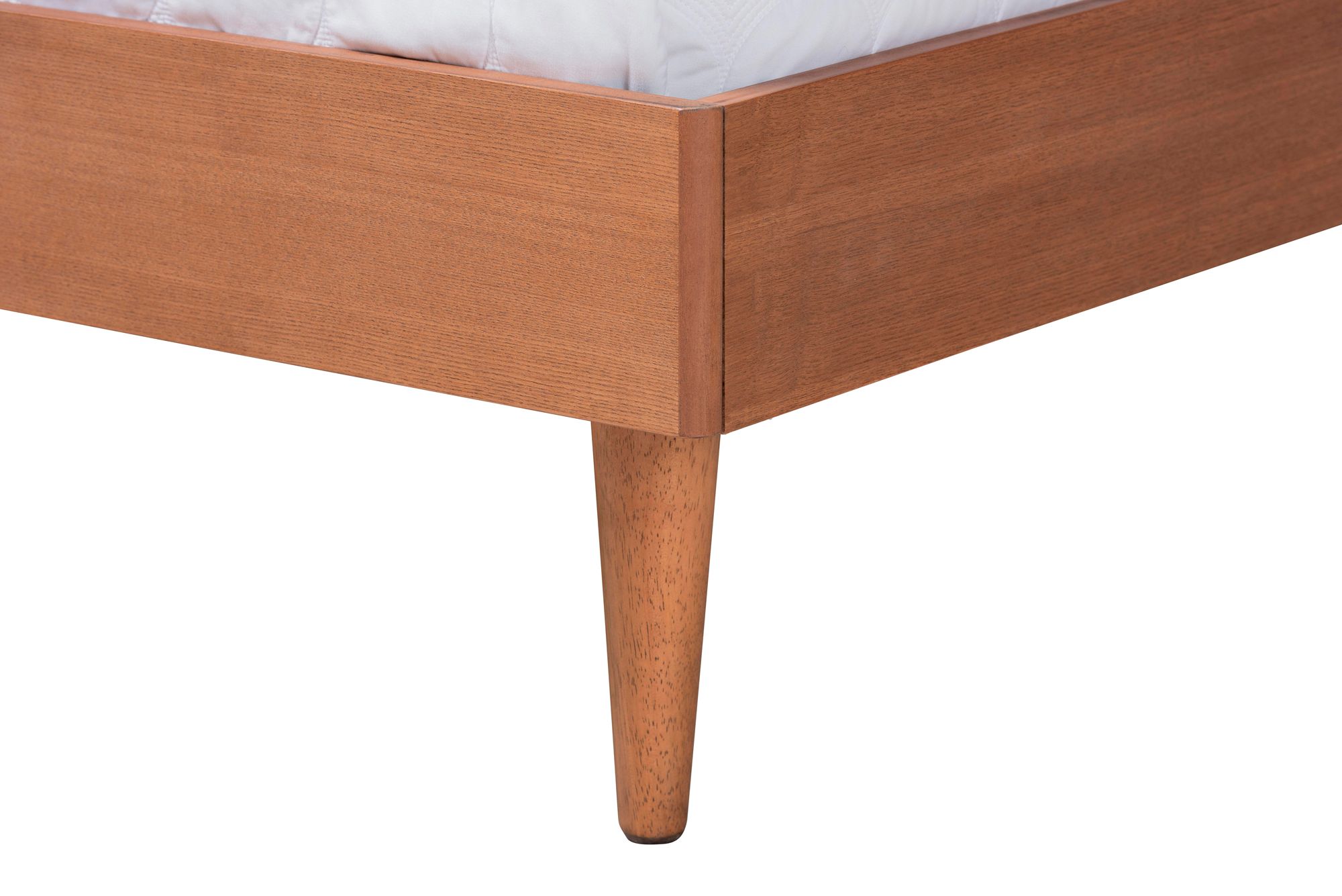 Rina Ash Walnut Wood 3-Piece King Size Bedroom Set