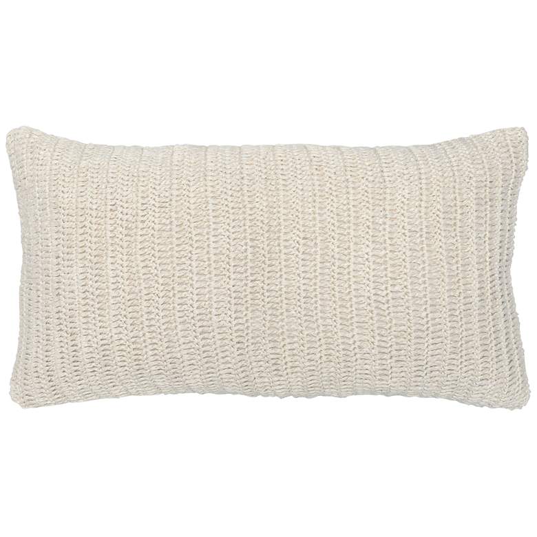 Image 2 Rina Ivory 26" x 14" Decorative Pillow