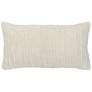 Rina Ivory 26" x 14" Decorative Pillow in scene