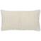 Rina Ivory 26" x 14" Decorative Pillow