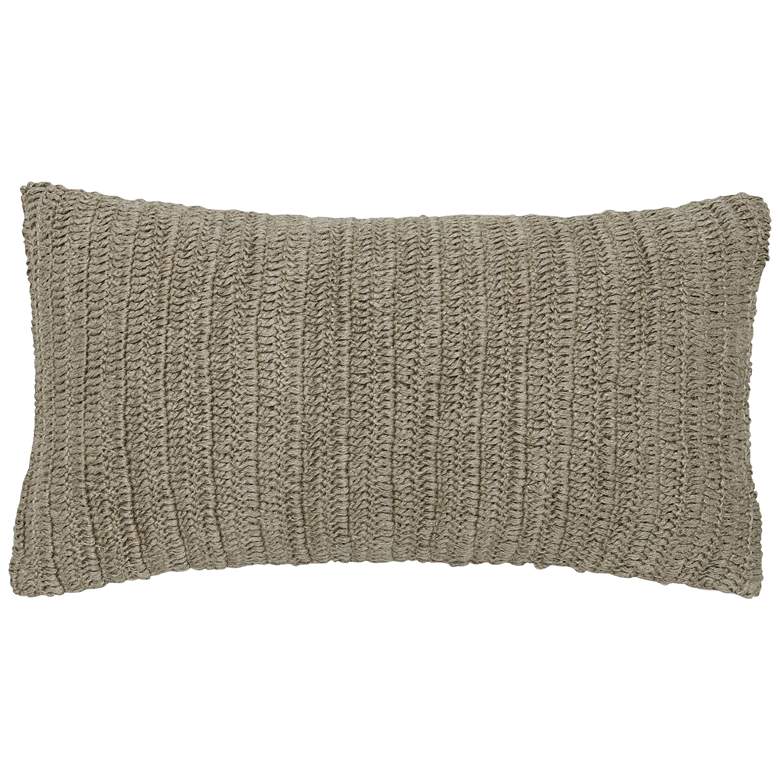 Image 1 Rina Natural 26 inch x 14 inch Decorative Pillow