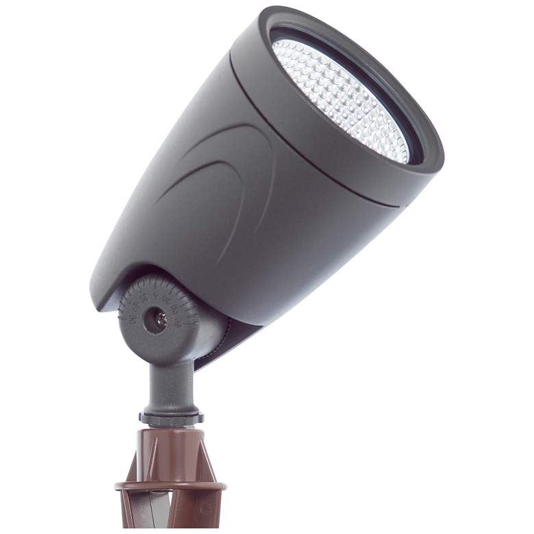Image 1 Rincon 5 3/4" High Bronze 3000K LED Landscape Uplight
