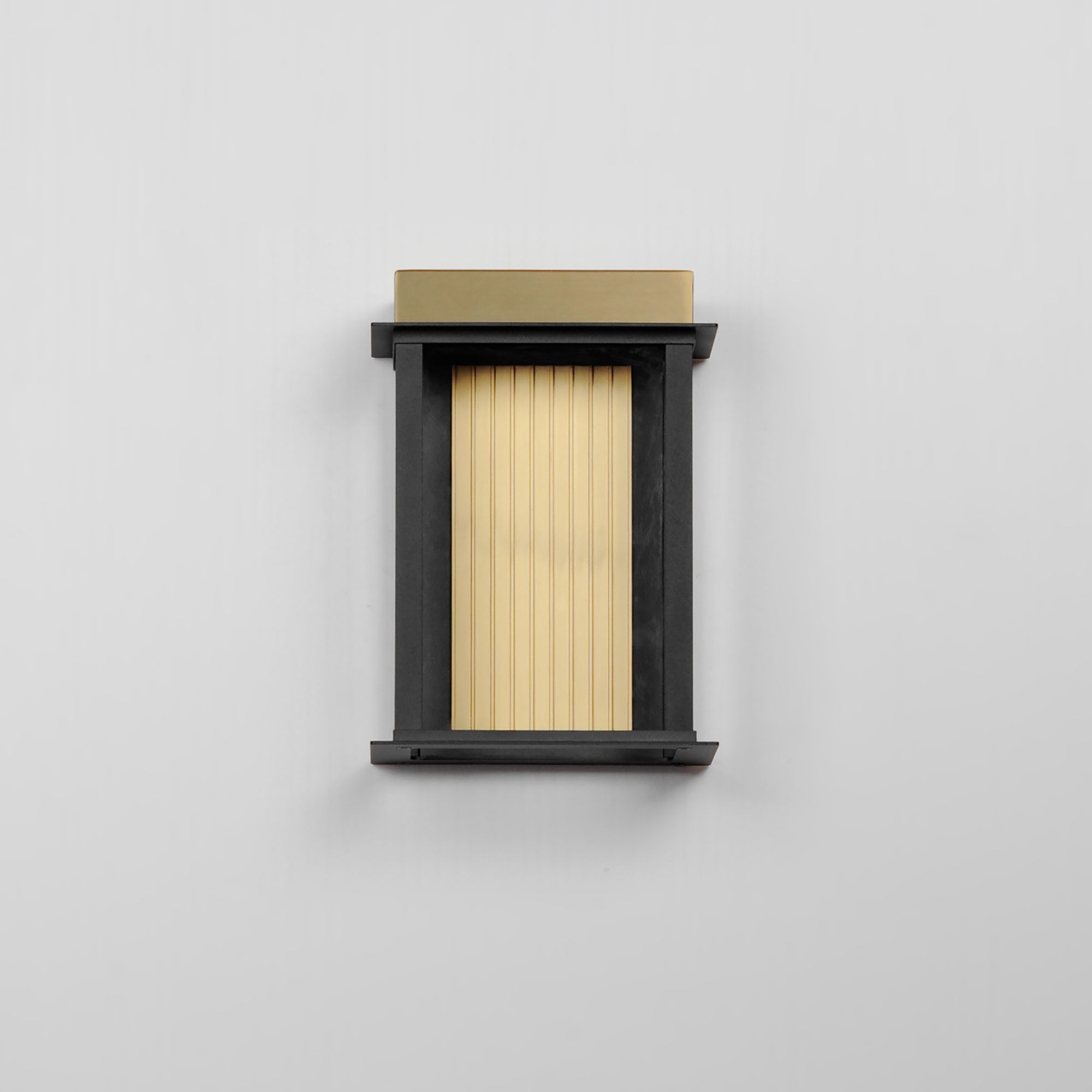Image 3 Rincon Small LED Outdoor Sconce - Black / Gold more views
