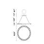 5_Ring 24" Wide Stainless Steel 24-Light LED Pendant more views