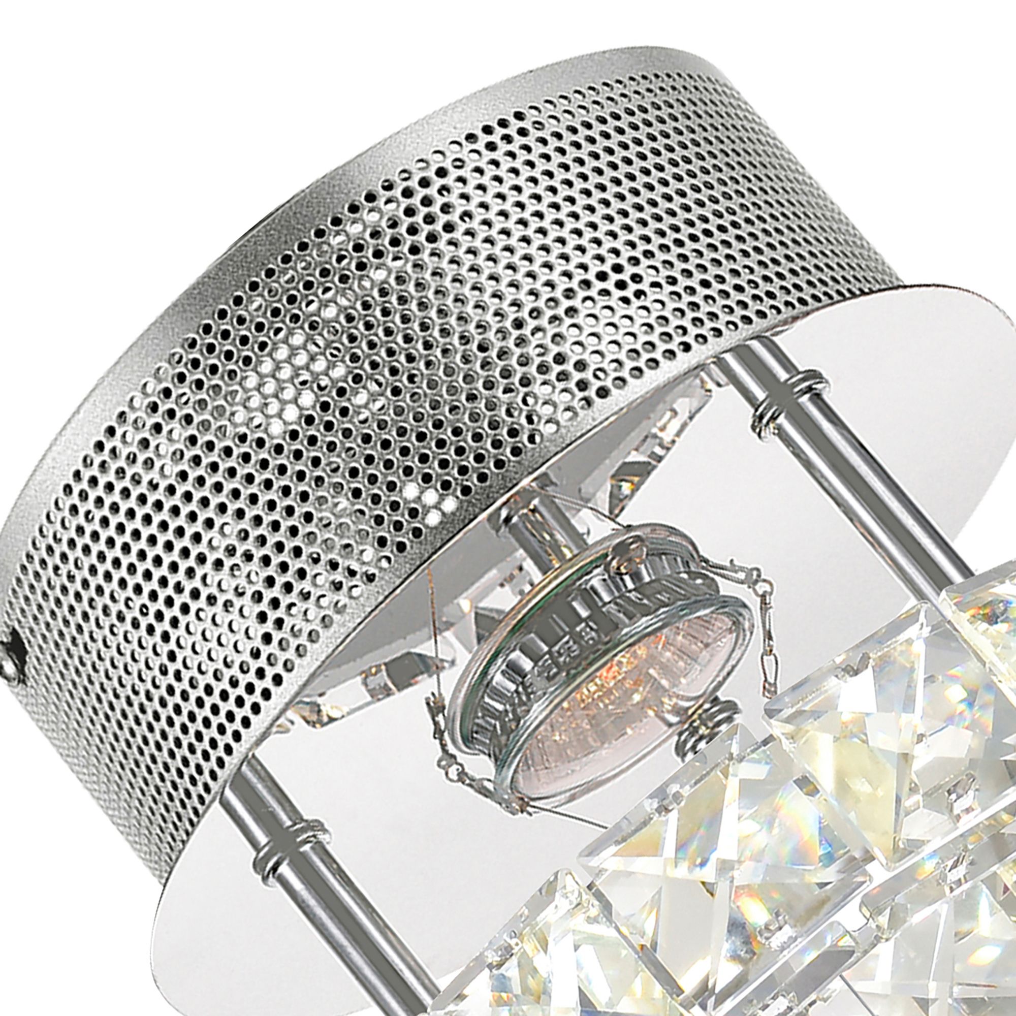 Image 4 Ring Integrated LED Chrome Flush Mount more views