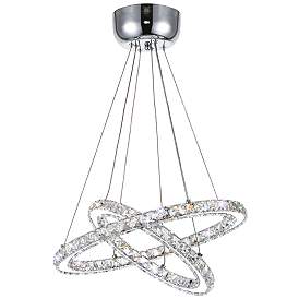 Image1 of Ring LED Chandelier With Chrome Finish