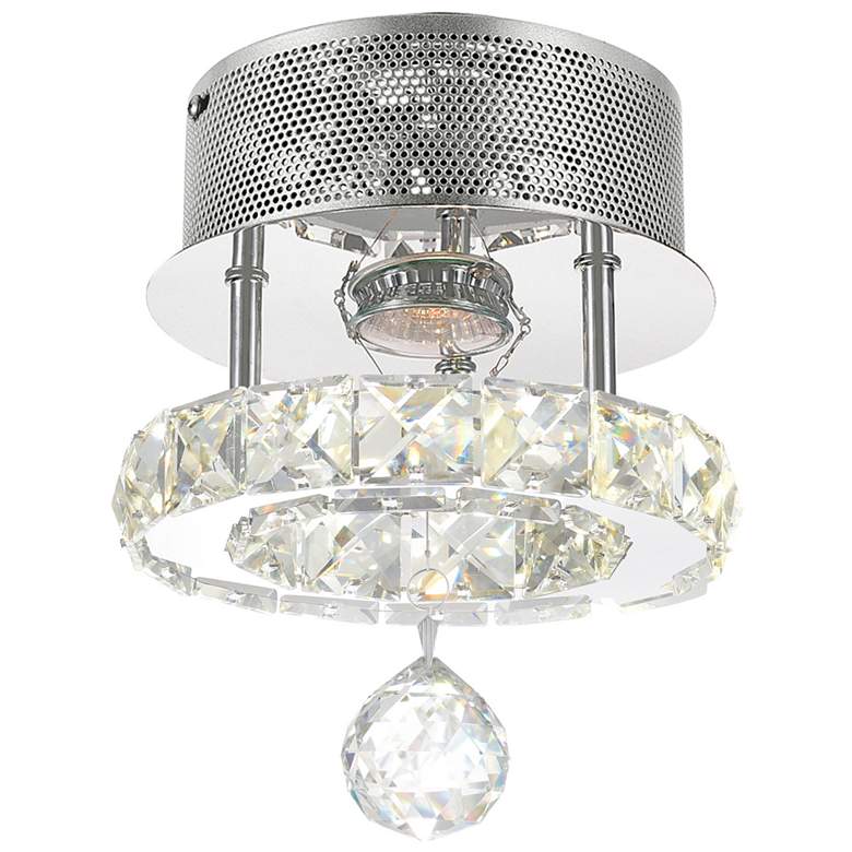 Image 1 Ring LED Flush Mount With Chrome Finish