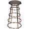 Ringo Gray 26" Stainless Steel Backless Counter Stool