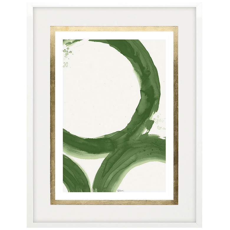 Image 2 Rings of Water I 34"W x 44"H Framed Art