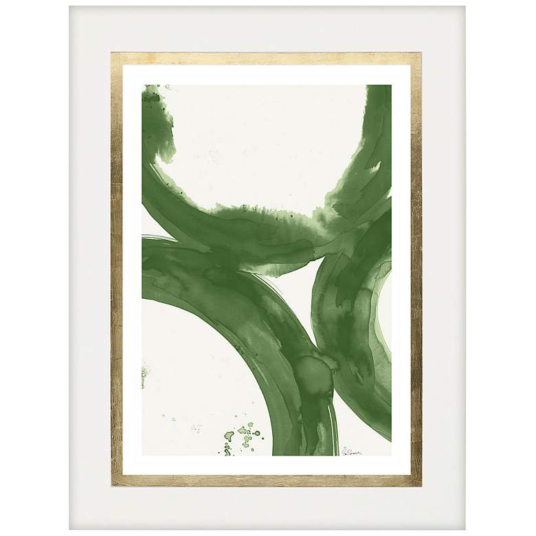 Image 1 Rings of Water II 44" High Giclee Framed Wall Art
