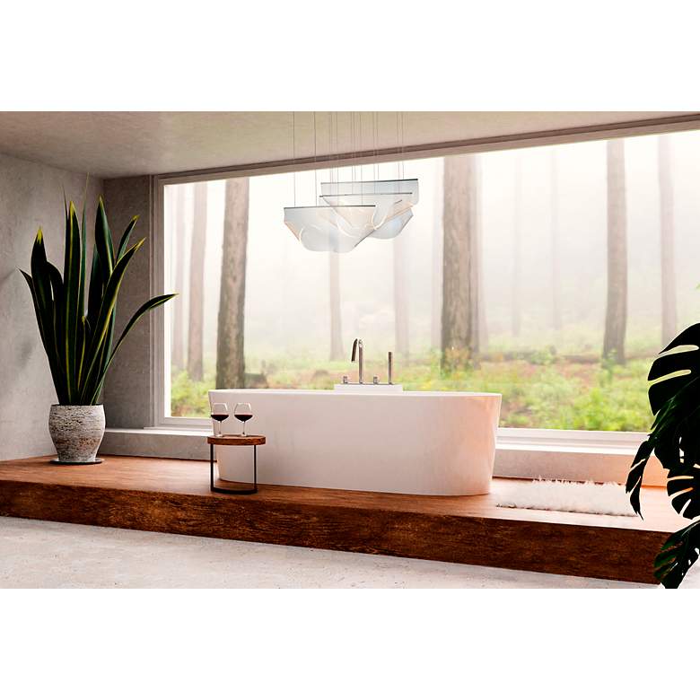Image 7 Rinkle 3-Light Linear LED Pendant more views