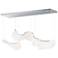 Rinkle 57 1/2"W Polished Chrome LED Linear Pendant