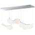 Rinkle 57 1/2"W Polished Chrome LED Linear Pendant