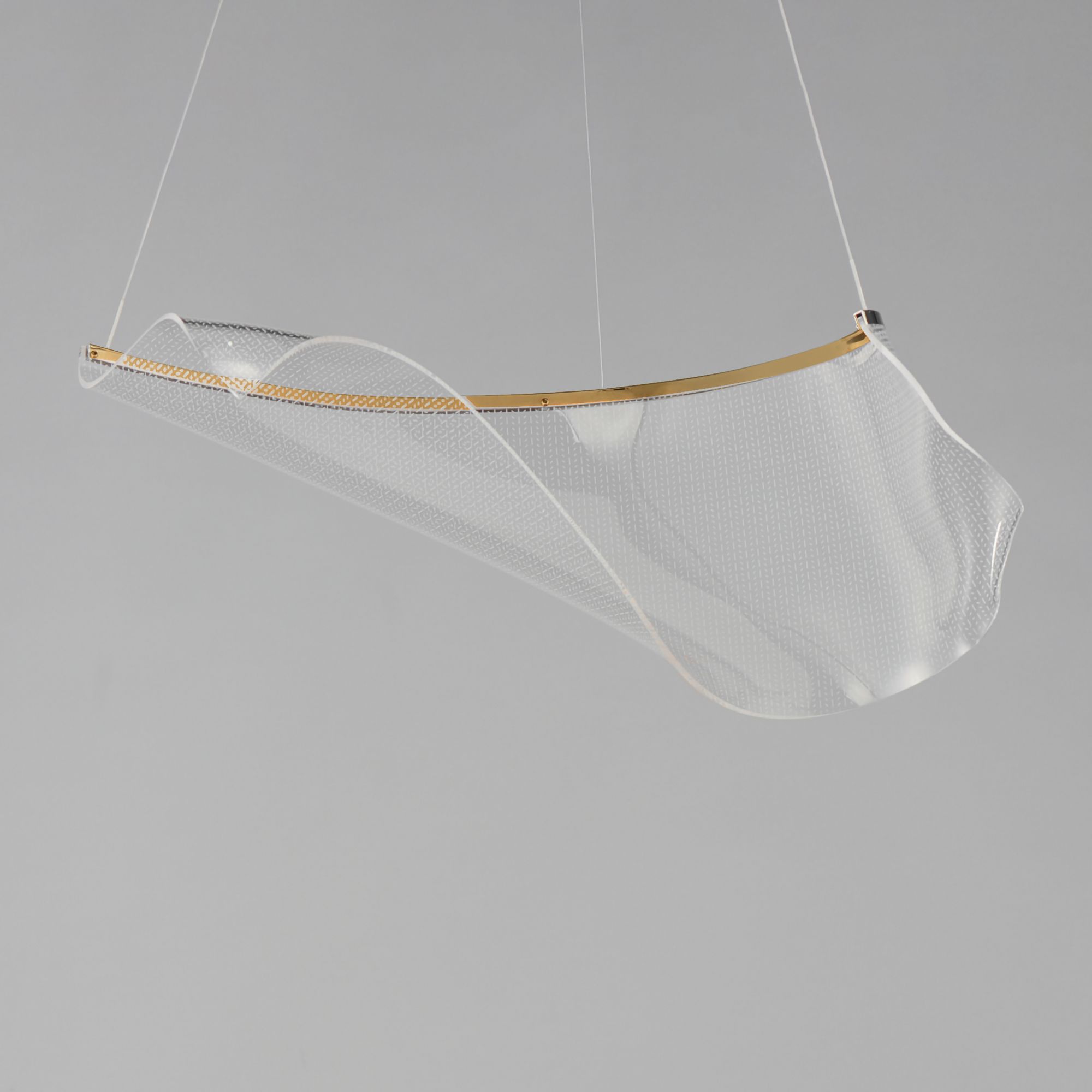 Image 3 Rinkle Modular 1-Light LED Pendant - French Gold more views