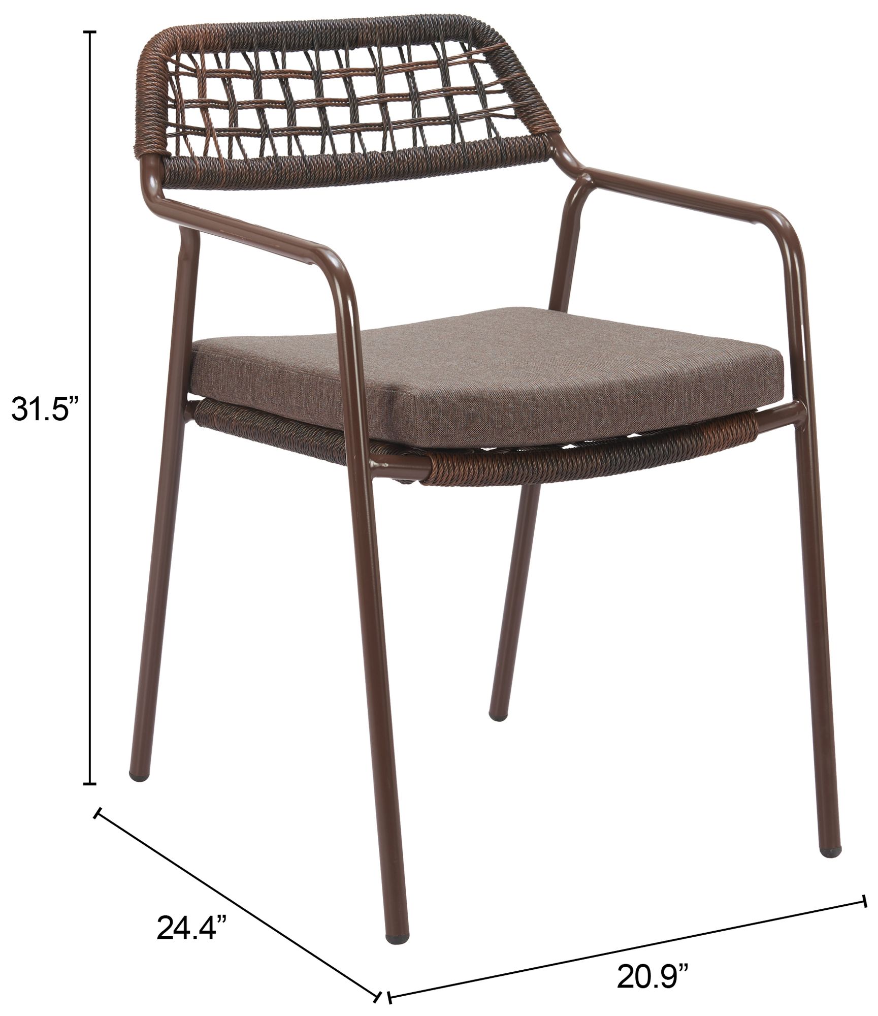 Image 7 Rio Dining Chair (Set of 2) Brown more views