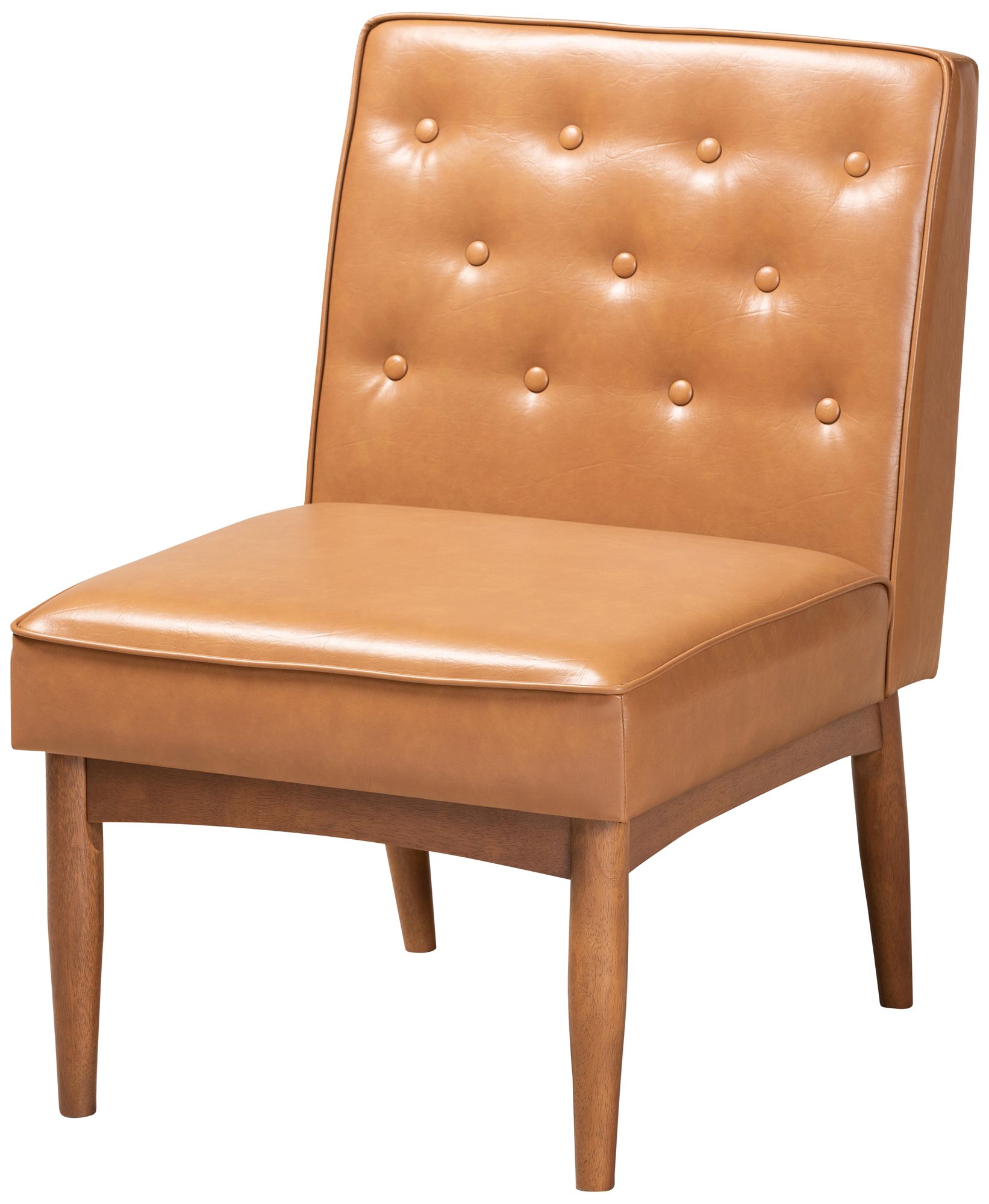 Riordan Tan Faux Leather 5-Piece Dining Nook Set in scene