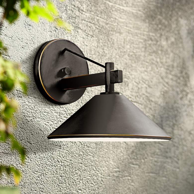 Ripley Collection 9&quot; High Dark Sky Outdoor Wall Light