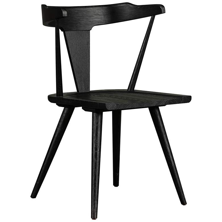 Image 1 Ripley Modern Black Oak Dining Chair