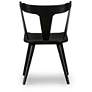 Ripley Modern Black Oak Dining Chair