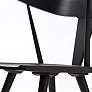 Ripley Modern Black Oak Dining Chair