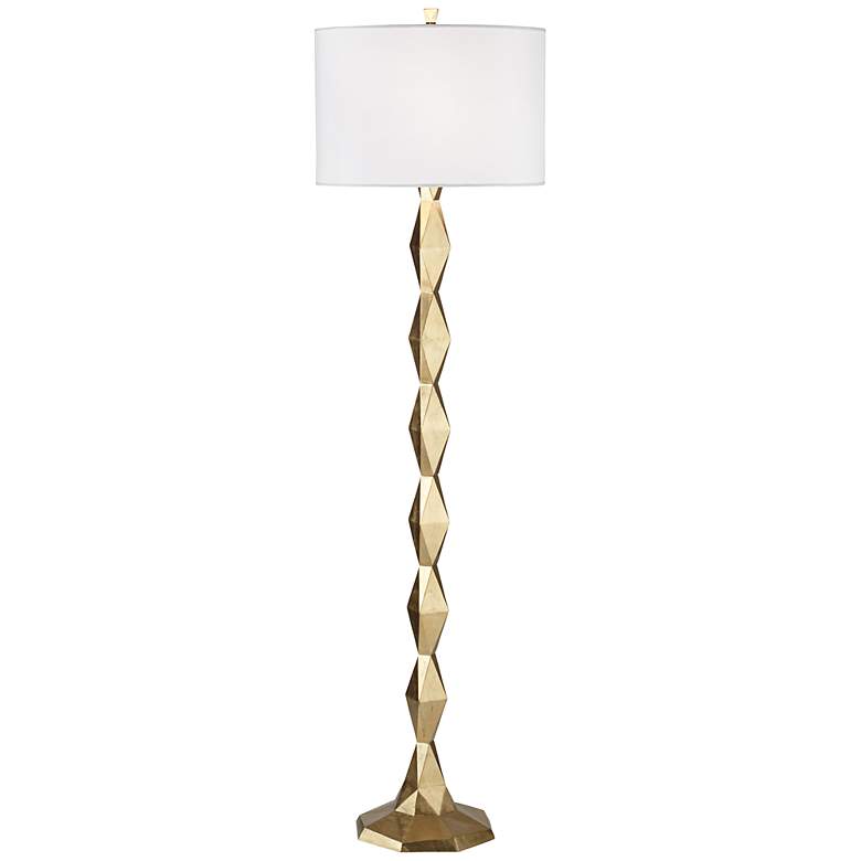 Image 1 Ripley Multi-Facet Metallic Contemporary Floor Lamp