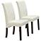 Ripley Set of 2 Ivory Dining Chairs