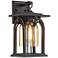 Ripon 13 1/2"H Arch Mission Style Bronze Outdoor Wall Light