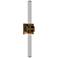 Ripple 4.75"H x 24"W 1-Light Bath Vanity & Wall Light in Aged Brass