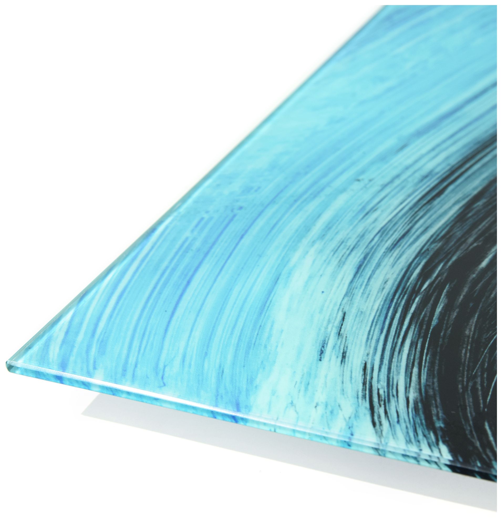 Ripple Effect ABC  Frameless Printed Tempered Glass Wall Art Set of 3