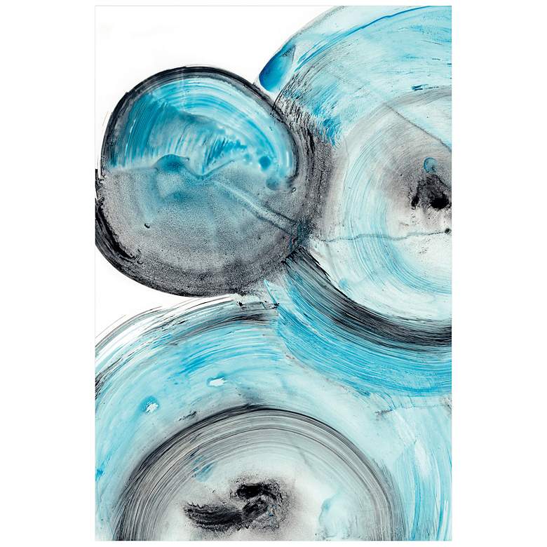 Image 3 Ripple Effect IV 48" High Floating Glass Graphic Wall Art