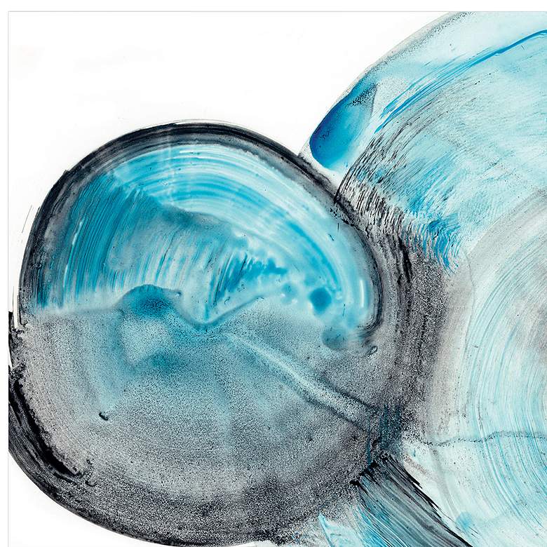 Image 4 Ripple Effect IV 48" High Floating Glass Graphic Wall Art more views