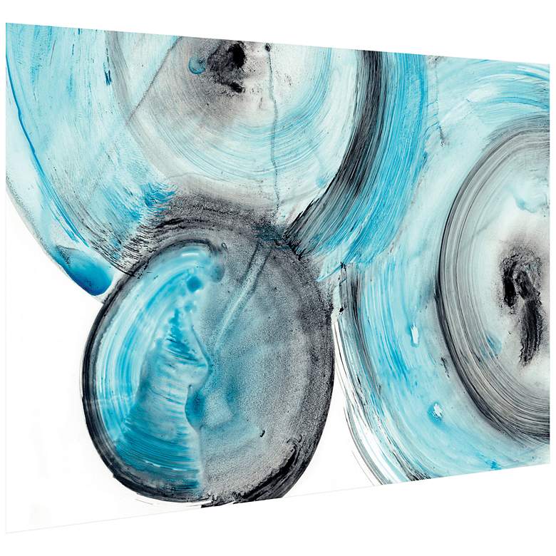 Image 5 Ripple Effect IV 48" High Floating Glass Graphic Wall Art more views