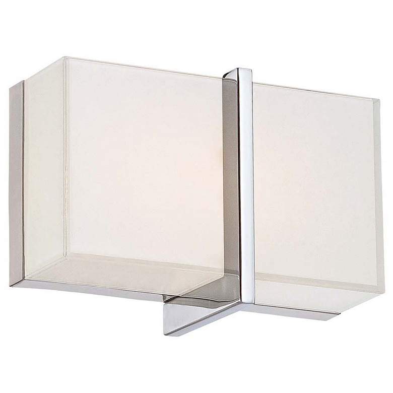 Image 2 Rise 5 1/2 inch High Chrome LED Wall Sconce