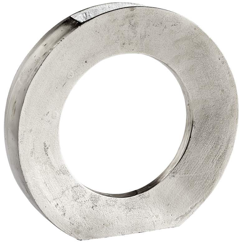 Image 1 Rise and Shine 15" Wide Raw Nickel Modern Vase