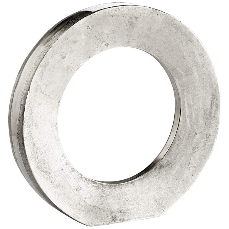 Image 1 Rise and Shine 20 1/4" Wide Raw Nickel Modern Vase