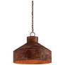 Rise &amp; Shine 32" Wide Rust Patina Pendant Light