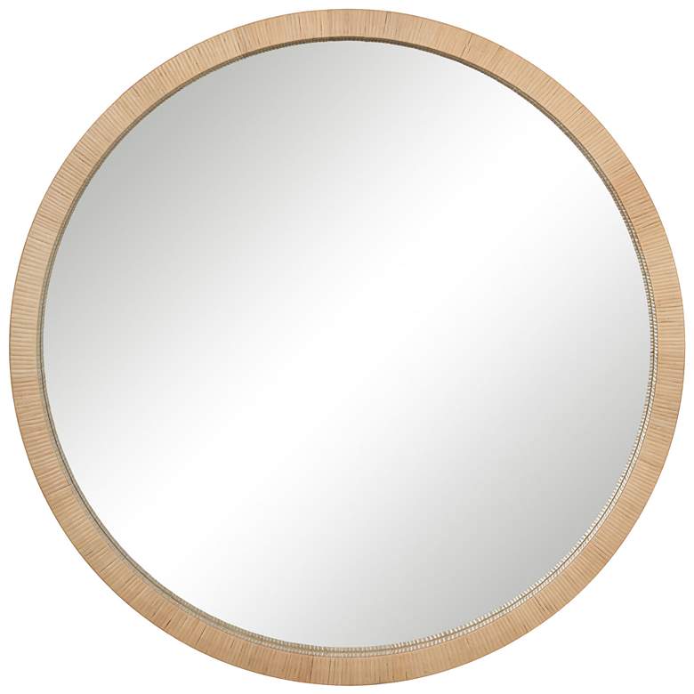Image 1 Rita 48 H x 48 W Wall Mirror, Brown
