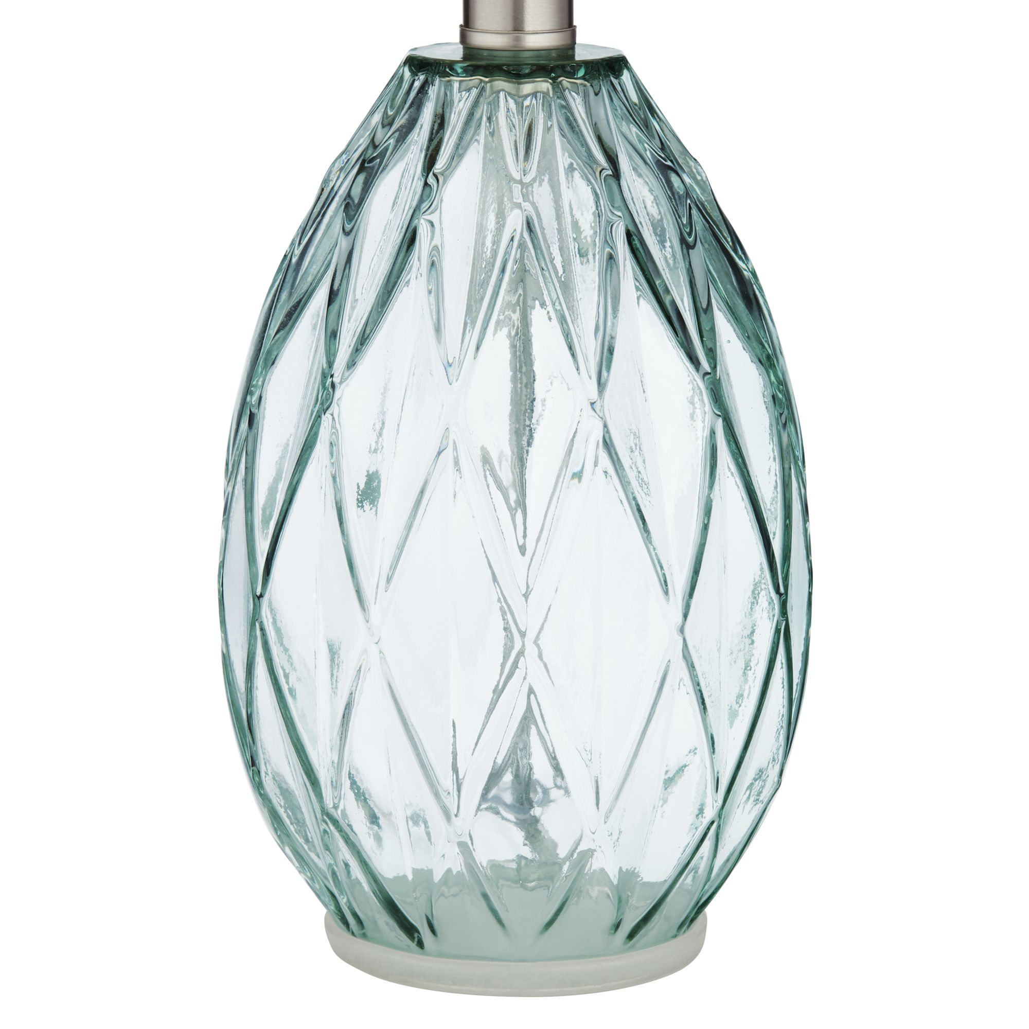 rita blue green glass lamp