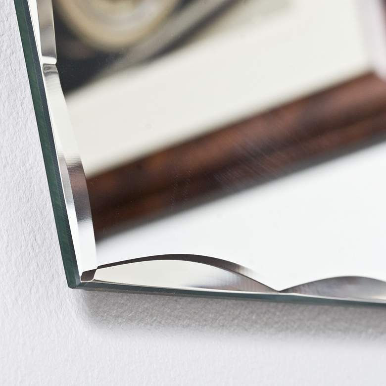 Image 2 Rita Modern 23 1/2" x 31 1/2" Arched Wall Mirror more views