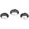 Rite Lite 3-Pack Gray Battery Powered Cordless LED Puck Lights