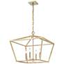 3_Ritner 23" Wide Modern Gold 4-Light Pendant more views