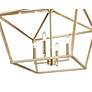 4_Ritner 23" Wide Modern Gold 4-Light Pendant more views