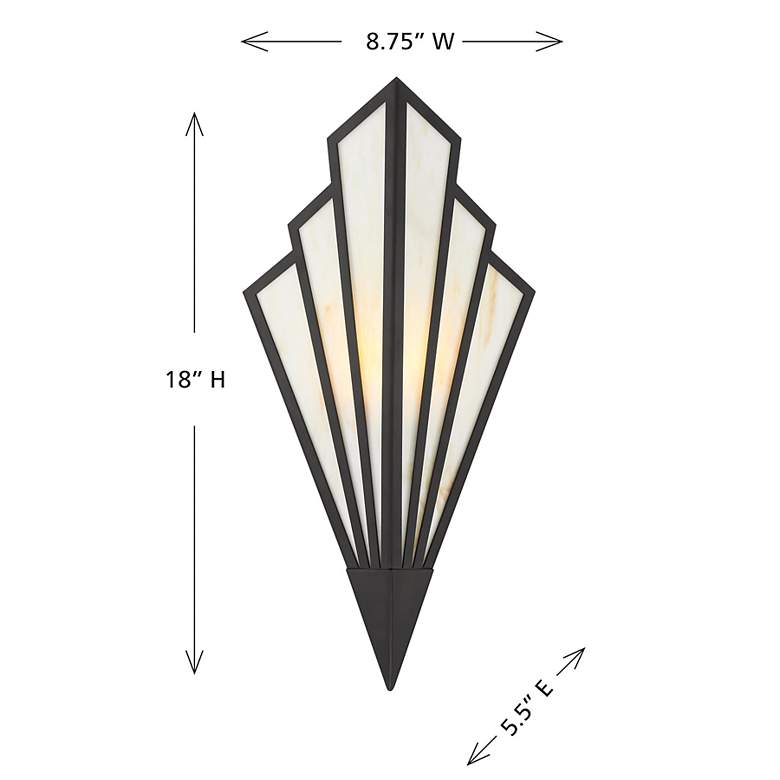 Image 6 Rivage 1-Light LED Wall Sconce in Matte Black more views