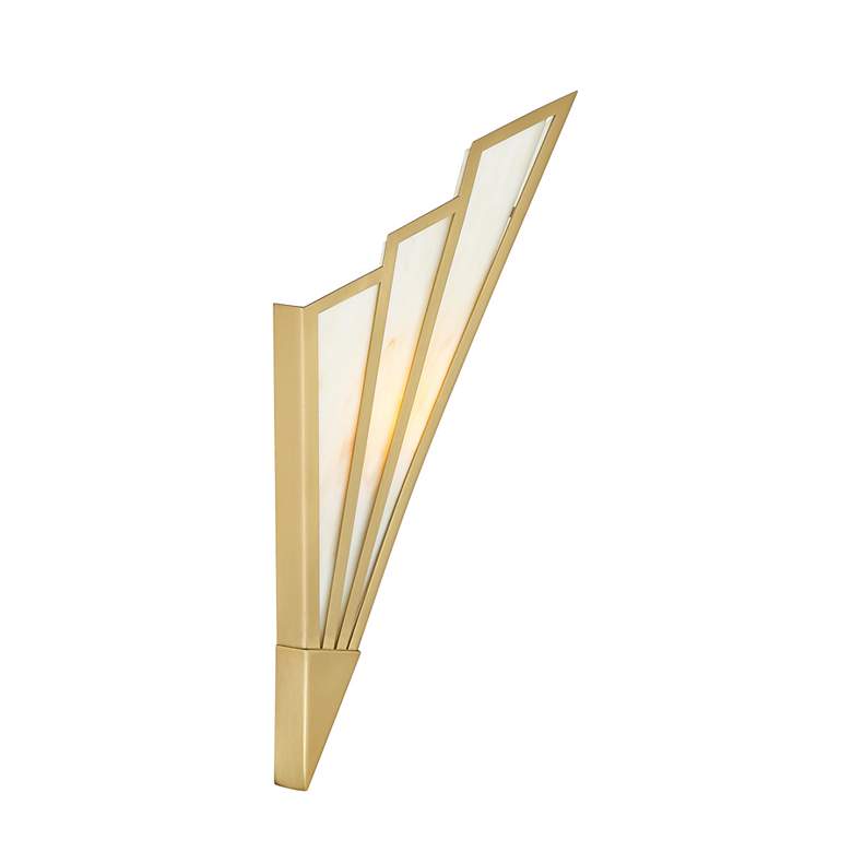 Image 5 Rivage 1-Light LED Wall Sconce in Warm Brass more views