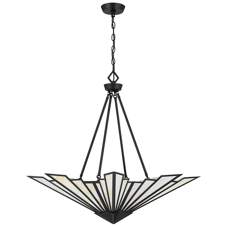 Image 2 Rivage 4-Light Pendant in Matte Black more views