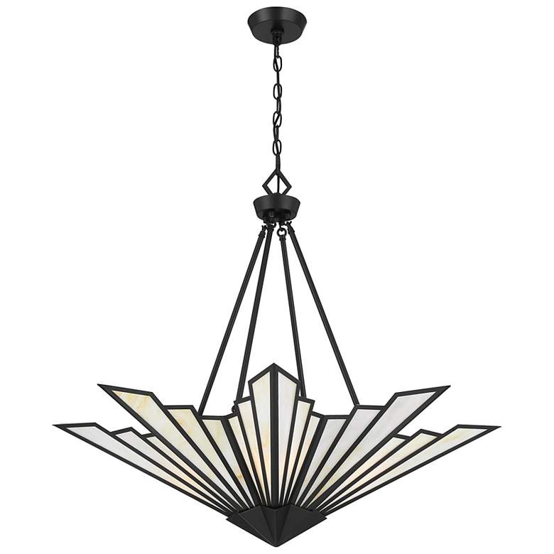 Image 3 Rivage 4-Light Pendant in Matte Black more views
